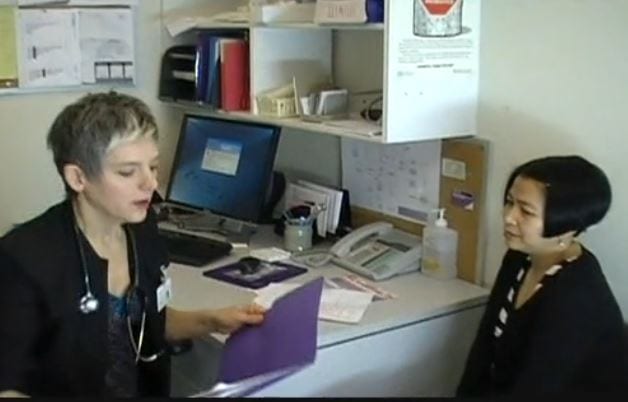 video – checkup at the doctor