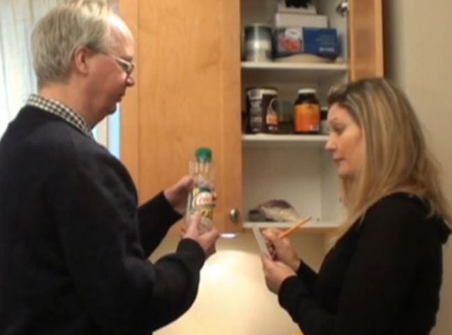 video – making shopping list