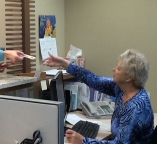video – receptionist