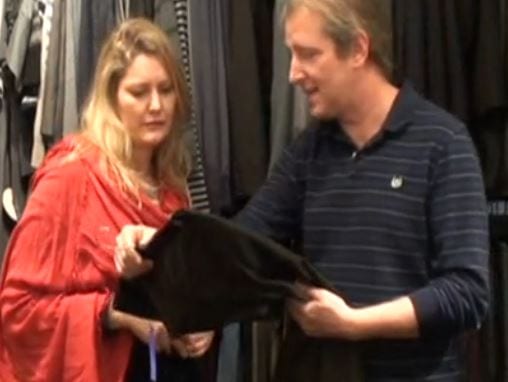 video – shopping for clothes