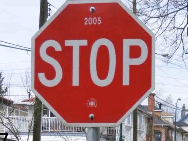 stop sign